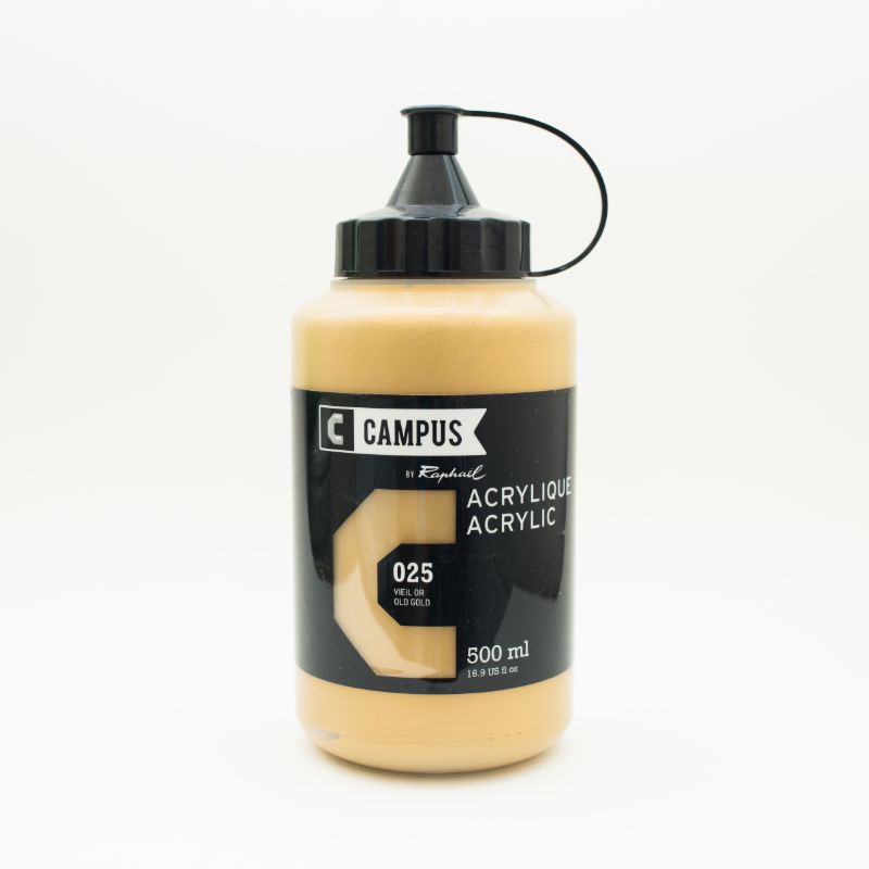 Image of Akrylfärg Campus 500ml Old gold 25 131761025 3046450023098