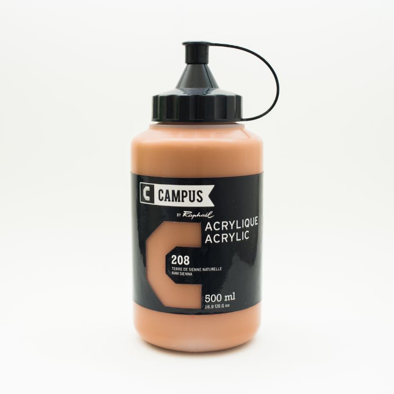 Image of Akrylfärg Campus 500ml Raw Sienna 208 131761208 3046450023180