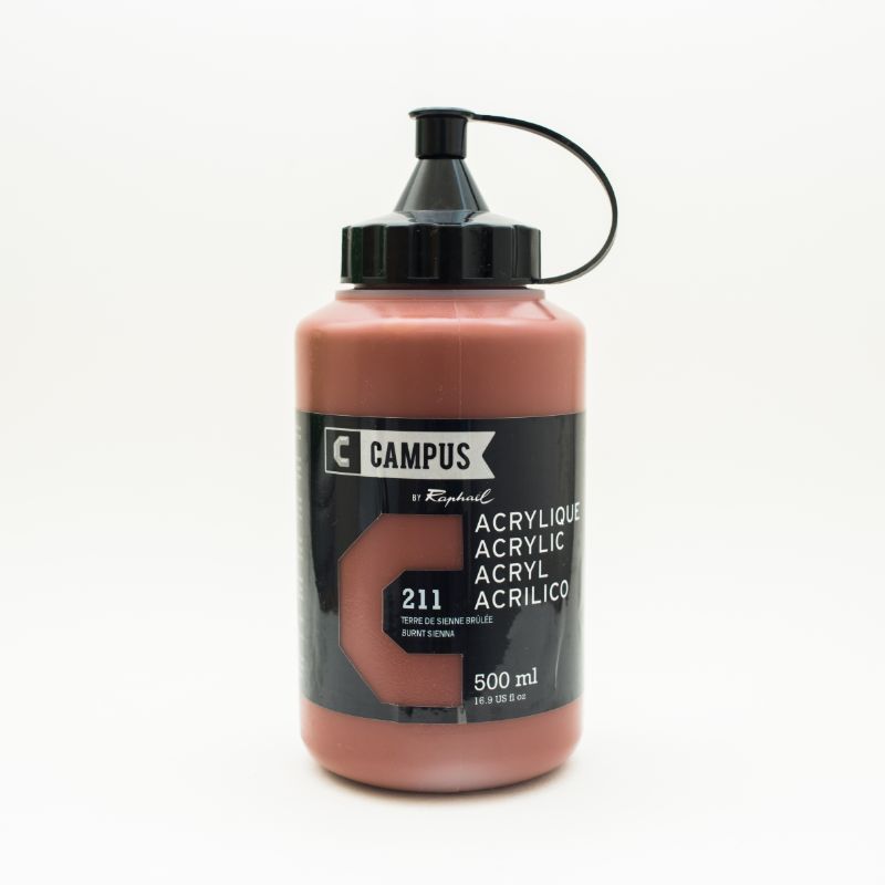 Image of Akrylfärg Campus 500ml Burnt Sienna 211 131761211 3046450023197