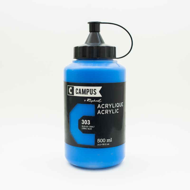 Image of Akrylfärg Campus 500ml Cobalt blue 303 131761303 3046450023234
