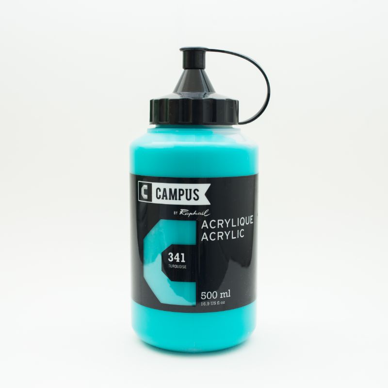 Image of Akrylfärg Campus 500ml Turquoise 341 131761341 3046450023258