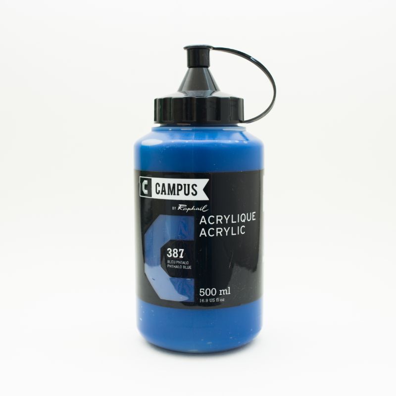 Image of Akrylfärg Campus 500ml Phtalo blue 387 131761387 3046450023296