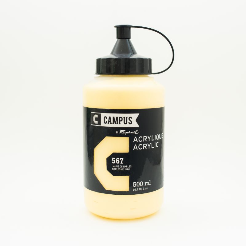 Image of Akrylfärg Campus 500ml Naples yellow 567 131761567 3046450023371