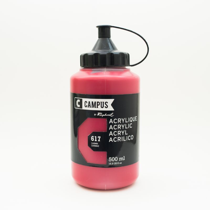 Image of Akrylfärg Campus 500ml Carmine 617 131761617 3046450023418