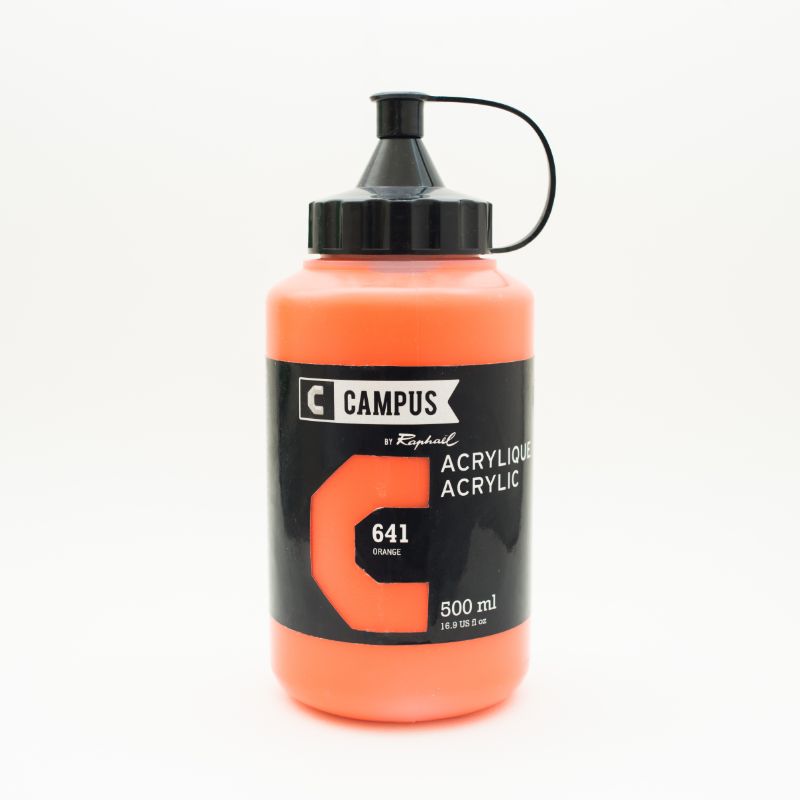 Image of Akrylfärg Campus 500ml Orange 641 131761641 3046450023432