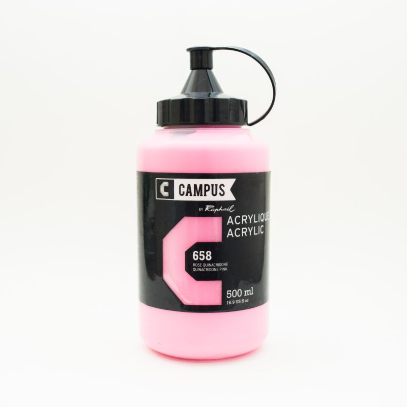 Image of Akrylfärg Campus 500ml Quinacridone pink 658 131761658 3046450023463