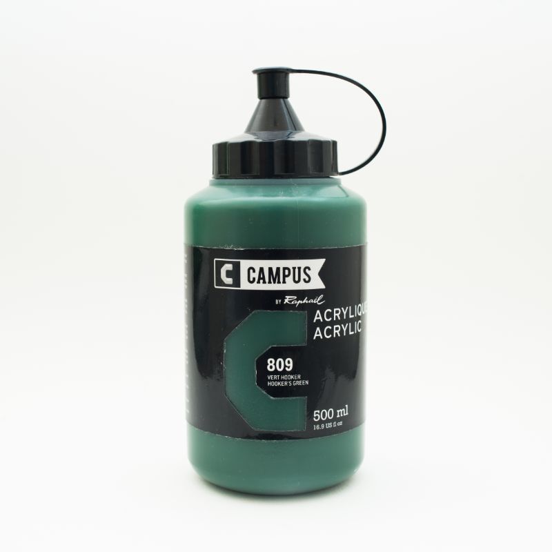 Image of Akrylfärg Campus 500ml Hooker's green 809 131761809 3046450023579