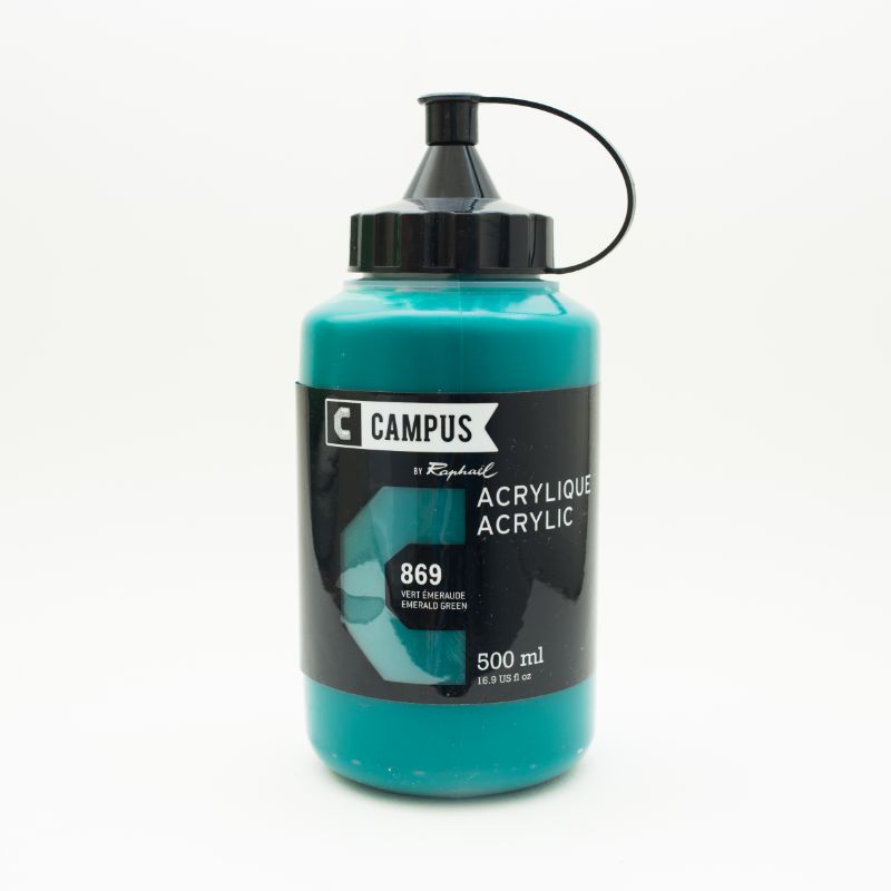 Image of Akrylfärg Campus 500ml Emerald green 869 131761869 3046450023609
