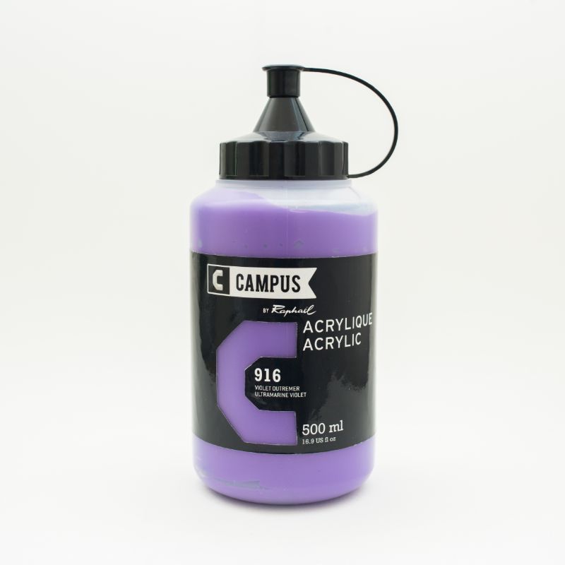 Image of Akrylfärg Campus 500ml Ultramarine violet 916 131761916 3046450023623