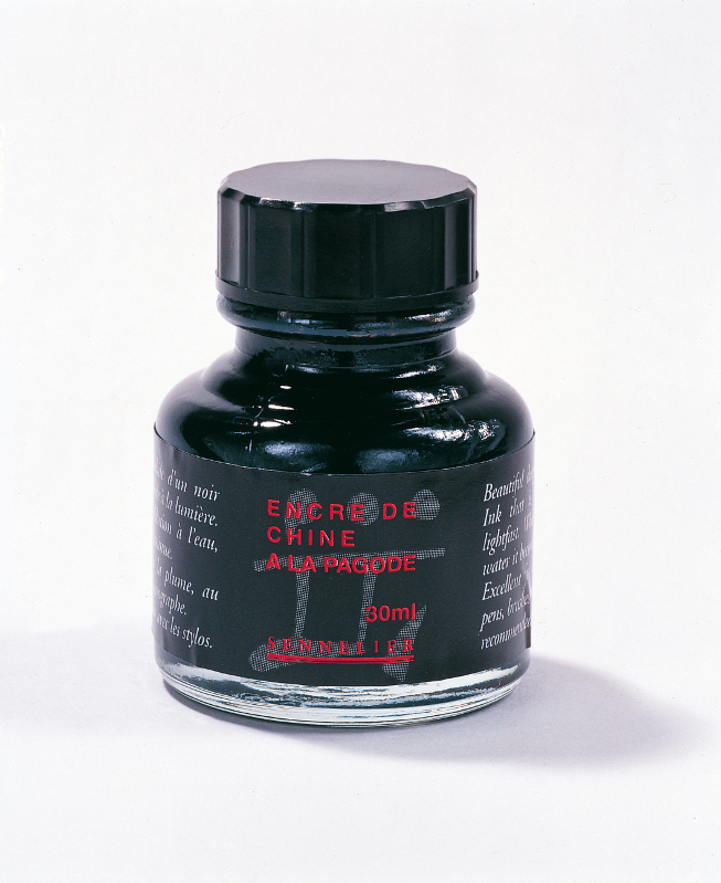 Image of Tusch Sennelier Ink "A la Pagode" Black > 30 ml 134102 3046450135791