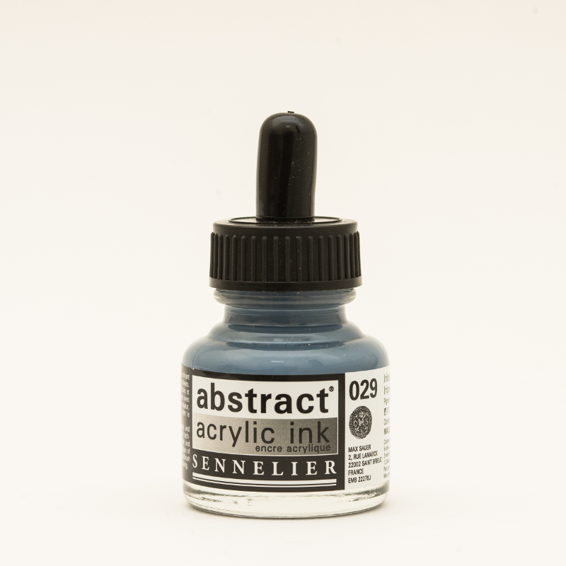 Image of Akrylfärg Sennelier Abstract Acrylic Ink 30 ml Iridescent Silver 029 (3F) 134110029 3046451891702
