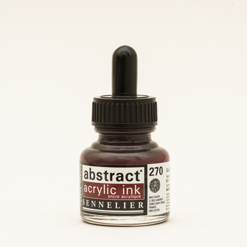 Image of Akrylfärg Sennelier Abstract Acrylic Ink 30 ml Sanguine 270 (3F) 134110270 3046451891634