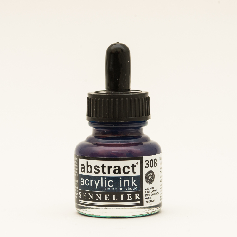 Image of Akrylfärg Sennelier Abstract Acrylic Ink 30 ml Indigo blue 308 (3F) 134110308 3046451891528