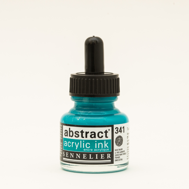 Image of Akrylfärg Sennelier Abstract Acrylic Ink 30 ml Turquoise 341 (3F) 134110341 3046451891559