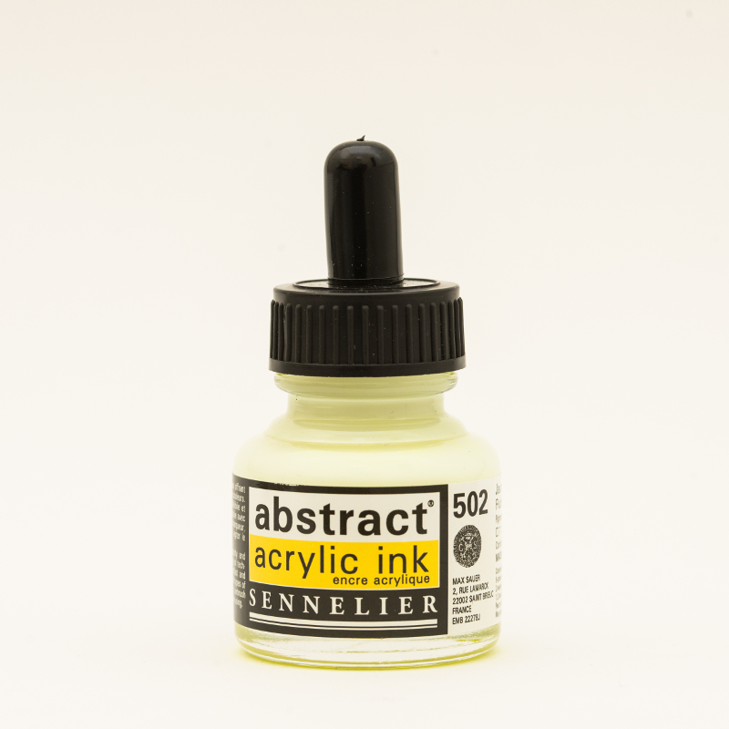 Image of Akrylfärg Sennelier Abstract Acrylic Ink 30 ml Fluo Yellow 502 (3F) 134110502 3046451891733