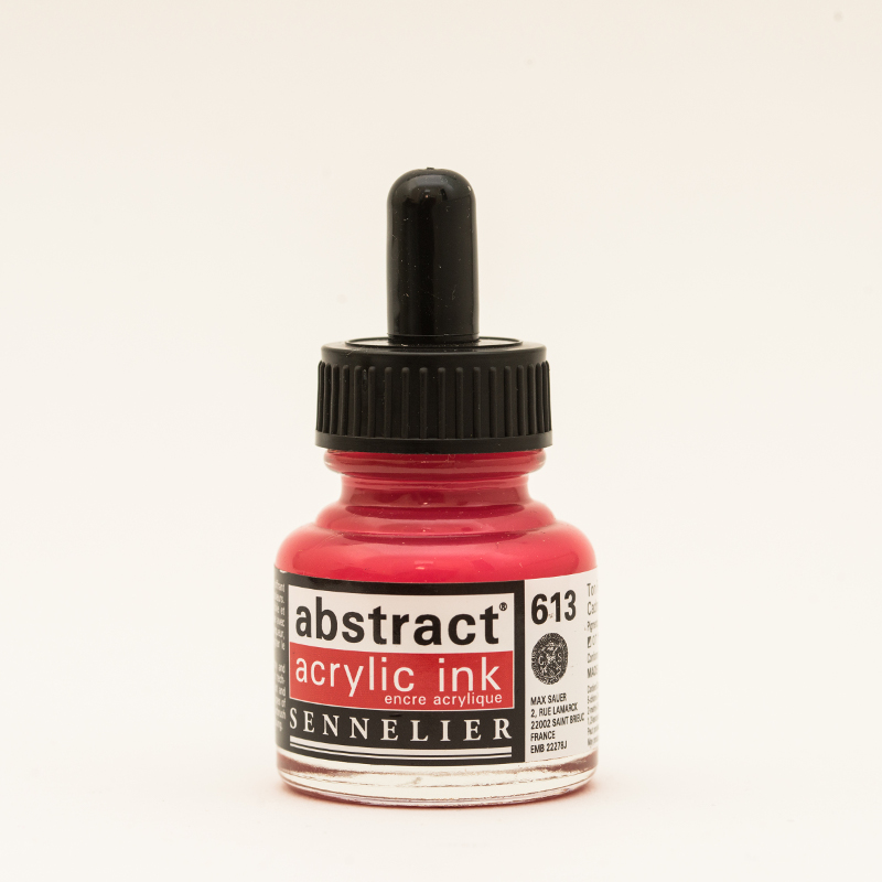Image of Akrylfärg Sennelier Abstract Acrylic Ink 30 ml Cadmium Red light hue 613 (3F) 134110613 3046451891429