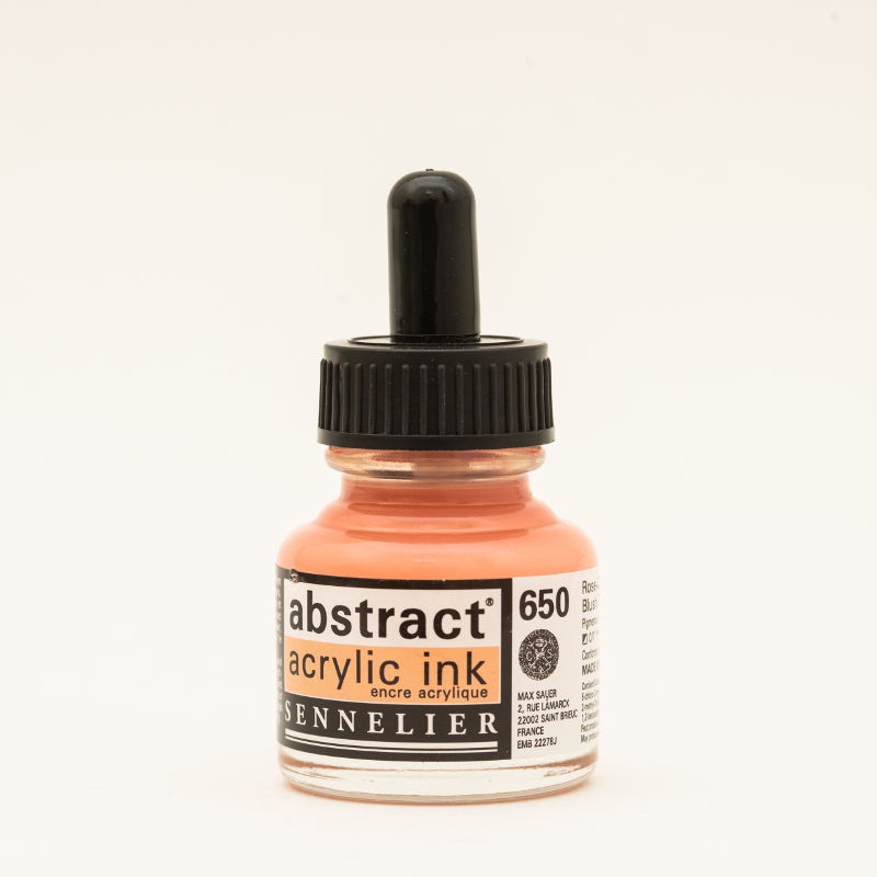 Image of Akrylfärg Sennelier Abstract Acrylic Ink 30 ml Blush tint 650 (3F) 134110650 3046451891658