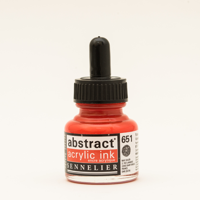 Image of Akrylfärg Sennelier Abstract Acrylic Ink 30 ml Venetian pink 651 (3F) 134110651 3046451891412