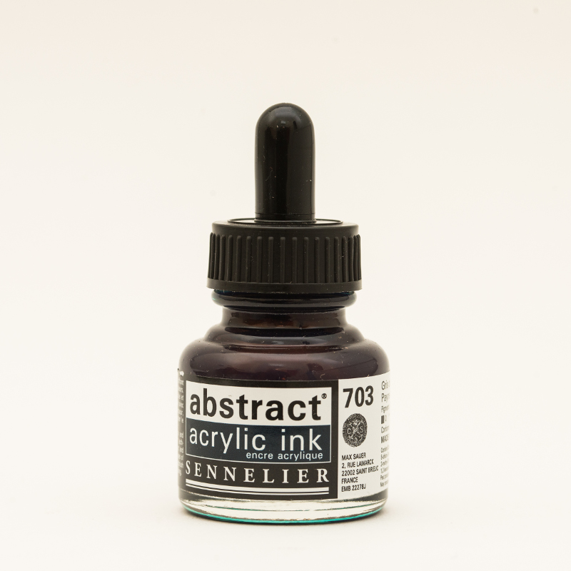 Image of Akrylfärg Sennelier Abstract Acrylic Ink 30 ml Payne's grey  703 (3F) 134110703 3046451891689