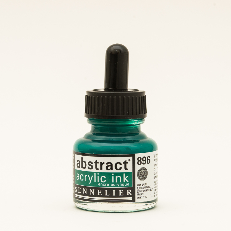 Image of Akrylfärg Sennelier Abstract Acrylic Ink 30 ml Phthalo Green 896 (3F) 134110896 3046451891566