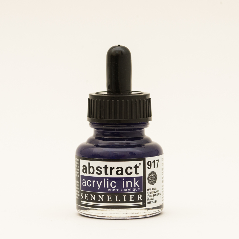 Image of Akrylfärg Sennelier Abstract Acrylic Ink 30 ml Purple 917 (3F) 134110917 3046451891481
