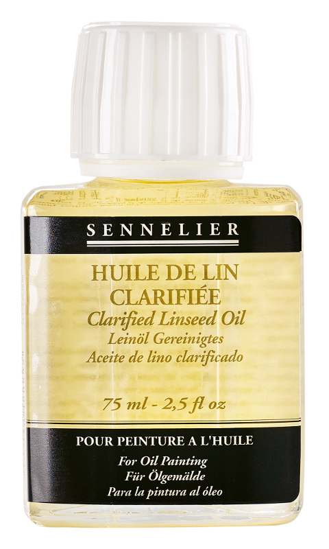 Image of Oljemedium Sennelier Clarified linseed oil > of 75 ml (5F) 135021 3046450466819