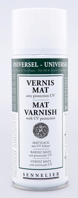 Image of Fernissa Sennelier Spray Universal matt varnish with UV protection > 400 ml (6F) 135147 3046450074380