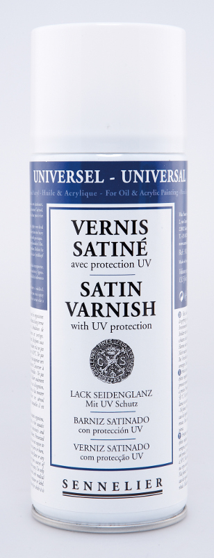 Image of Fernissa Sennelier Spray Universal satin varnish with UV protection > 400 ml (6F) 135157 3046450074403