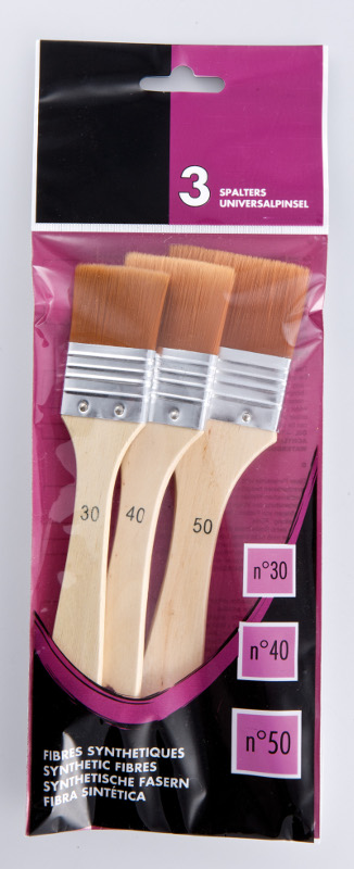 Image of Penselset 3 moddlare i syntet 30,40 & 50mm 10535 3046450082491