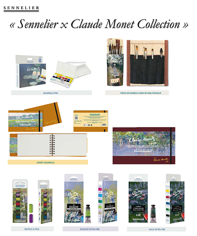 Image of Collection Pack Sennelier X Claude Monet P13016000 3046452015619
