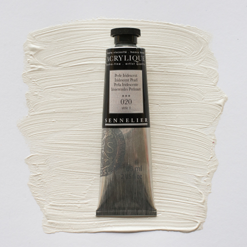 Image of Akrylfärg Sennelier 60ml Iridescent pearl S4 020 (3F) 120021020 3046450063766