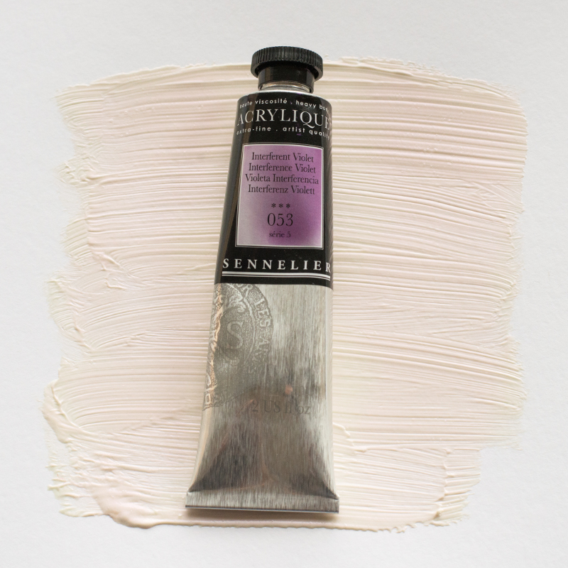 Image of Akrylfärg Sennelier 60ml Interference Violet S5 053 (3F) 120021053 3046450065029