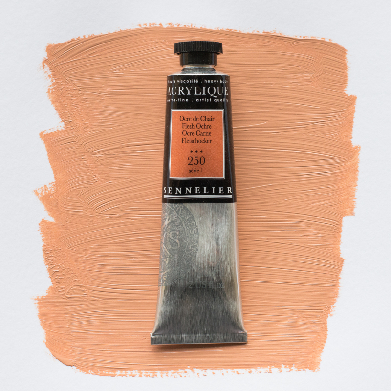 Image of Akrylfärg Sennelier 60ml Flesh Ochre S1 250 (3F) 120021250 3046450064091
