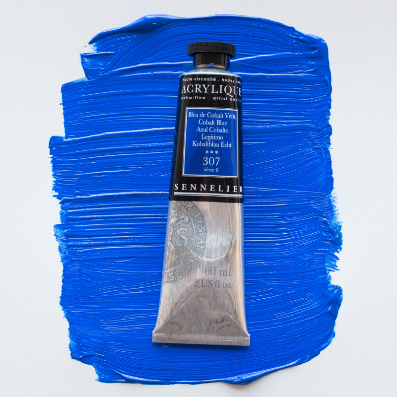 Image of Akrylfärg Sennelier 60ml Cobalt Blue S6 307 (3F) 120021307 3046450065081