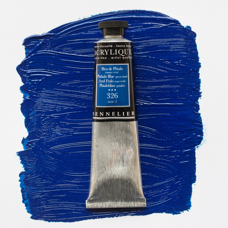 Image of Akrylfärg Sennelier 60ml Phthalo Blue (green shade) S2 326 (3F) 120021326 3046450064367