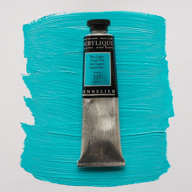 Image of Akrylfärg Sennelier 60ml Coballt Teal S5 337 (3F) 120021337 3046450065036
