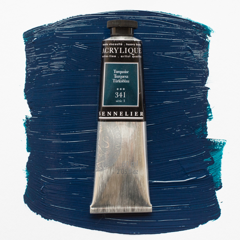 Image of Akrylfärg Sennelier 60ml Turqoise S3 341 (3F) 120021341 3046450064619