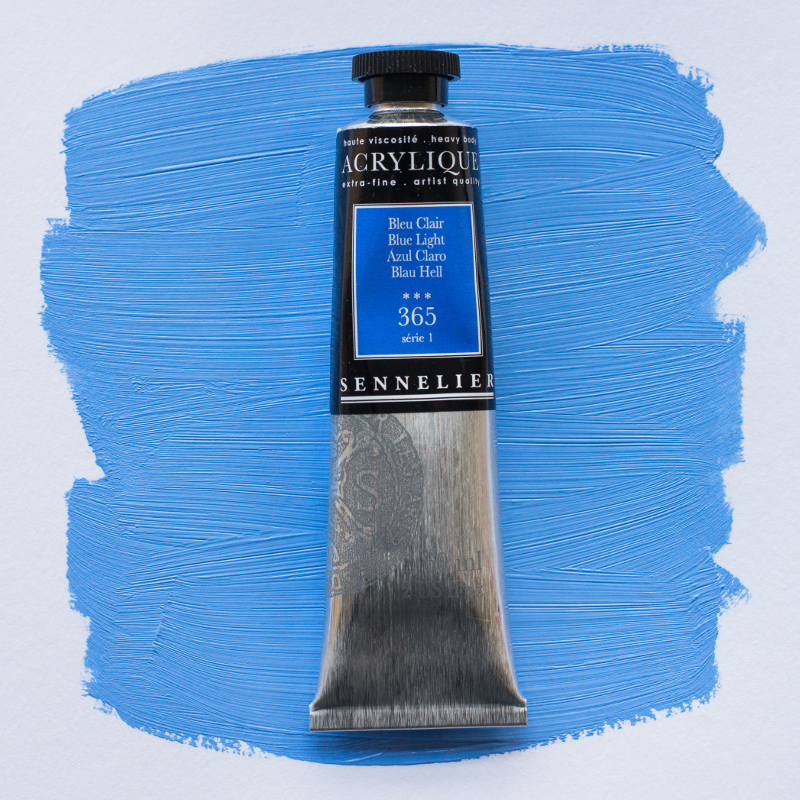 Image of Akrylfärg Sennelier 60ml Blue light S1 365 (3F) 120021365 3046450064138