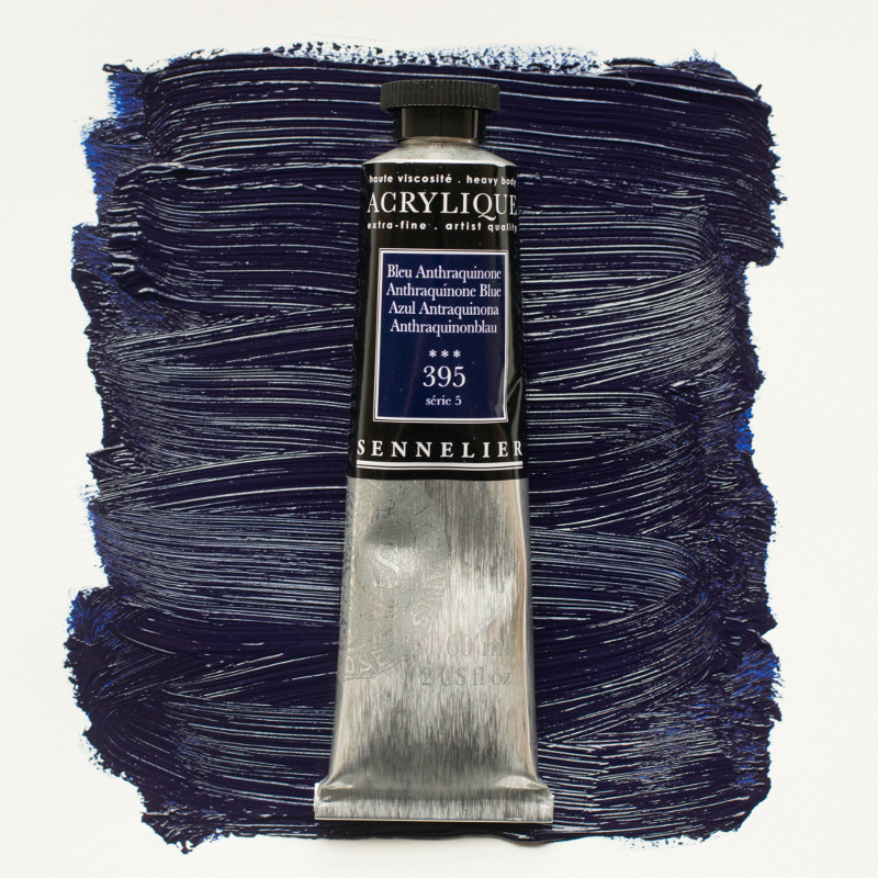 Image of Akrylfärg Sennelier 60ml Anthraquinone blue S5 395 (3F) 120021395 3046450065043