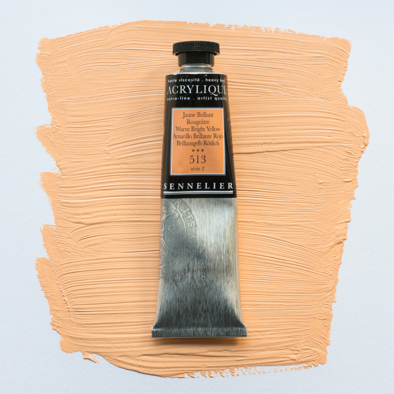 Image of Akrylfärg Sennelier 60ml Warm bright yellow S2 513 (3F) 120021513 3046450064428