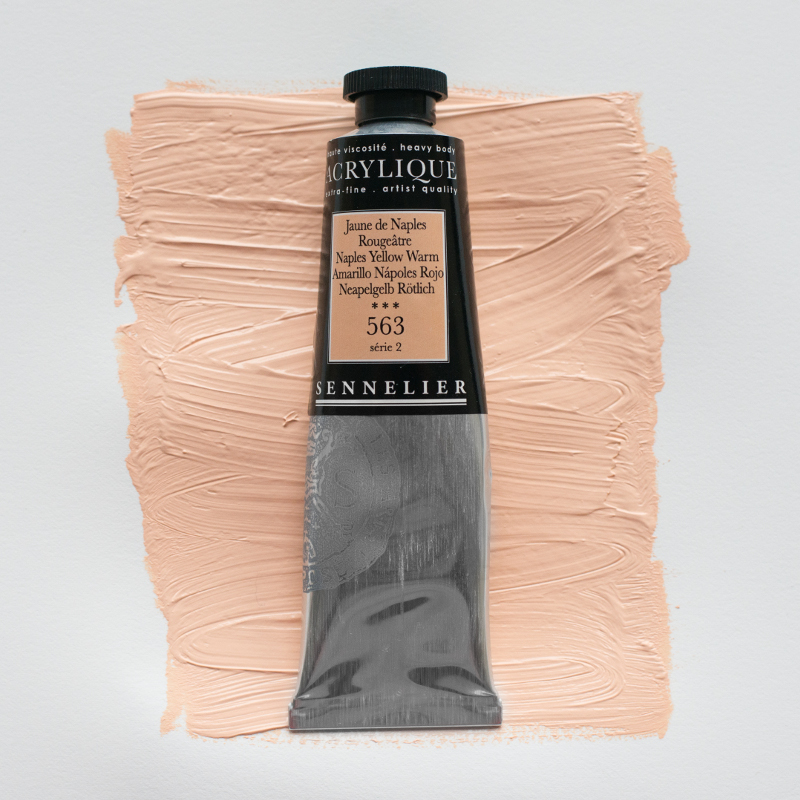 Image of Akrylfärg Sennelier 60ml Naples yellow warm S2 563 (3F) 120021563 3046450064459