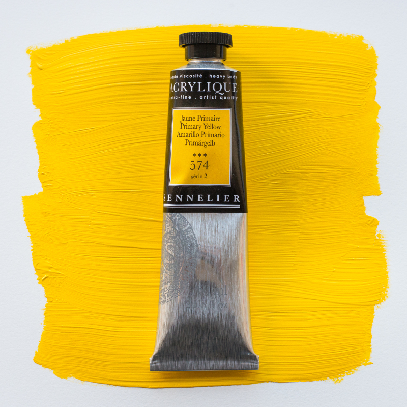 Image of Akrylfärg Sennelier 60ml Primary Yellow S2 574 (3F) 120021574 3046450064480