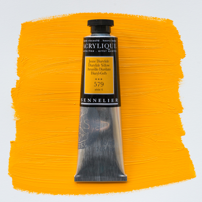 Image of Akrylfärg Sennelier 60ml Diarylide Yellow S4 579 (3F) 120021579 3046450064763