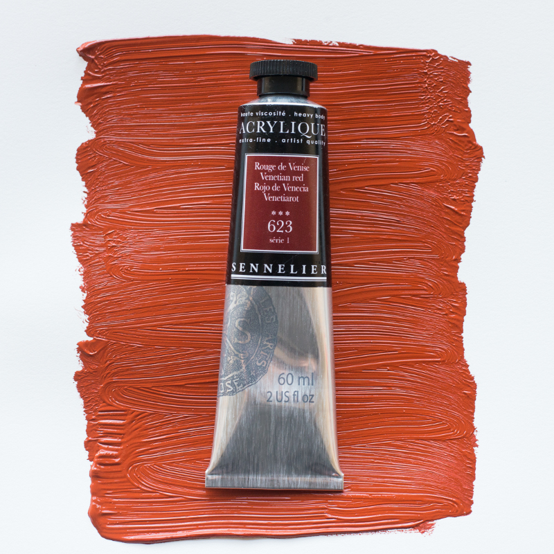 Image of Akrylfärg Sennelier 60ml Venetian red S1 623 (3F) 120021623 3046450064176