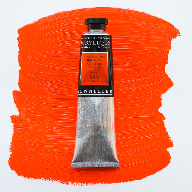 Image of Akrylfärg Sennelier 60ml Red orange S3 640 (3F) 120021640 3046450064657