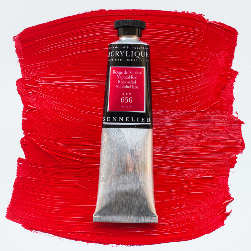 Image of Akrylfärg Sennelier 60ml Naphthol Red S6 656 (3F) 120021656 3046450065050