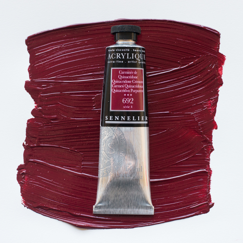 Image of Akrylfärg Sennelier 60ml Quinacridone Crimson S4 692 (3F) 120021692 3046450064879