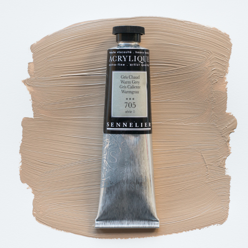 Image of Akrylfärg Sennelier 60ml Warm grey S1 705 (3F) 120021705 3046450064206
