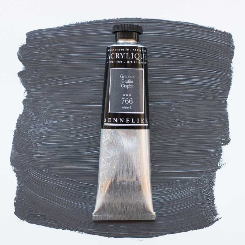 Image of Akrylfärg Sennelier 60ml Graphite S1 766 (3F) 120021766 3046450064268