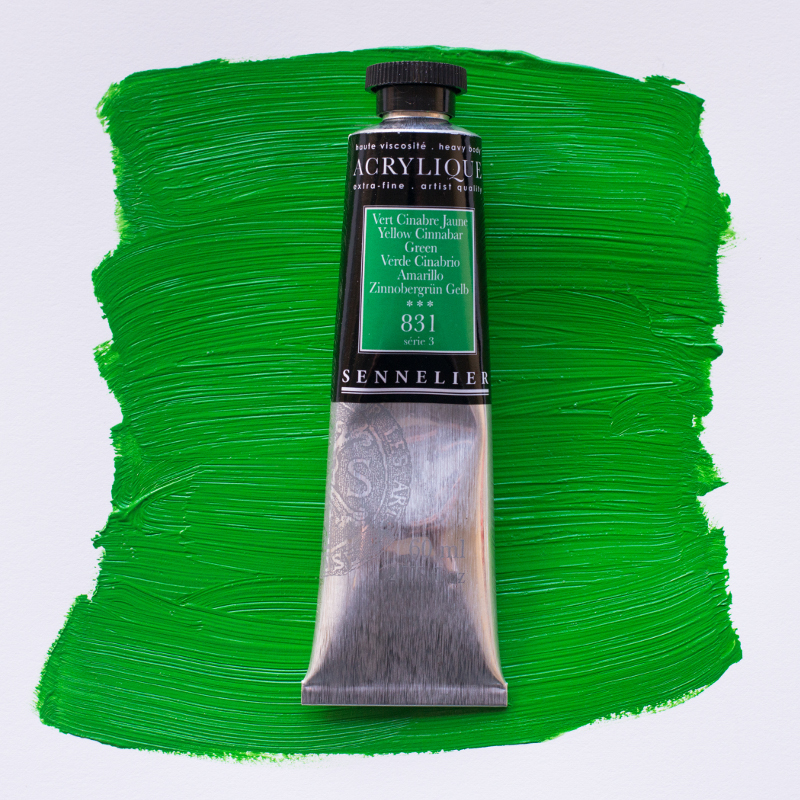 Image of Akrylfärg Sennelier 60ml Yellow Cinnabar Green S3 831 (3F) 120021831 3046450064732